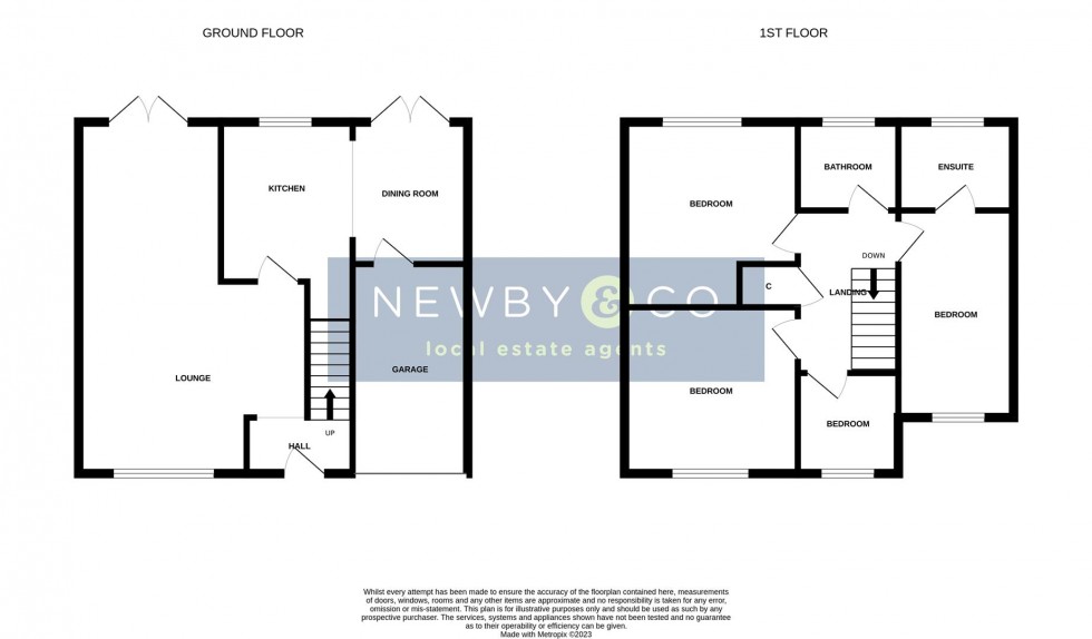 Floorplan for Overfield Close, Ratby, Leicester