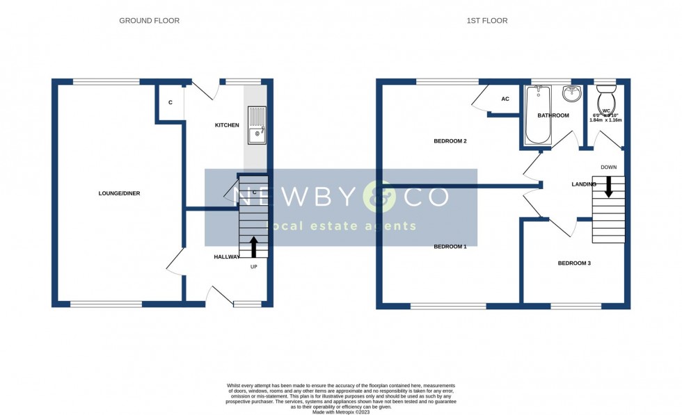 Floorplan for Forbes Close, Glenfield, Leicester