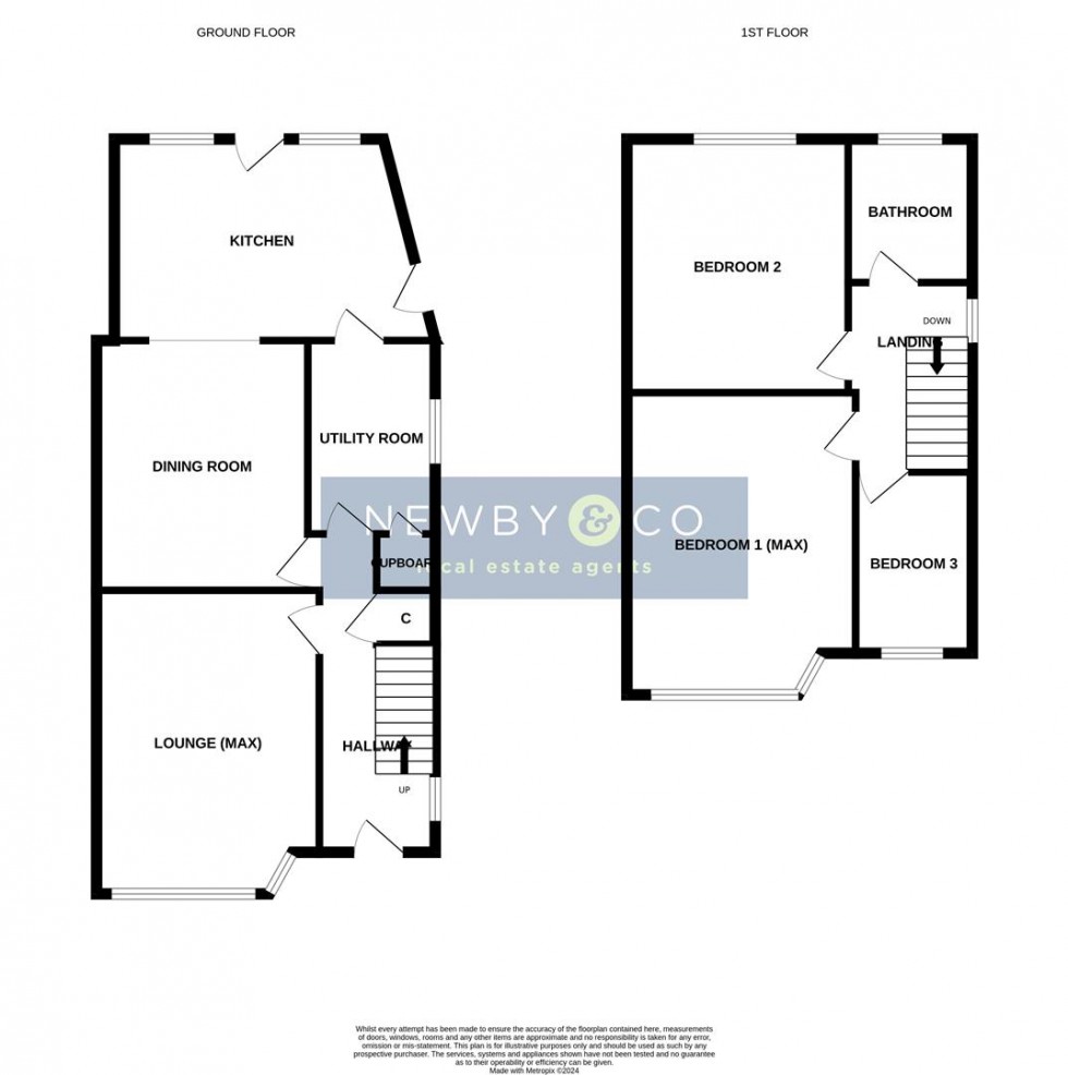 Floorplan for Marina Drive, Groby, Leicester