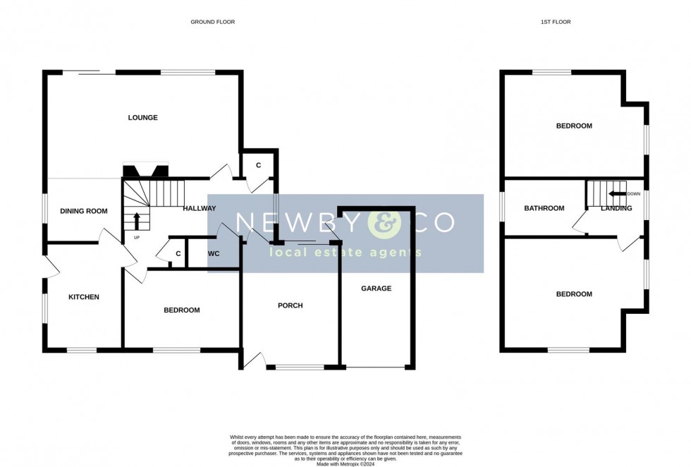 Floorplan for Wessex Drive, Leicester