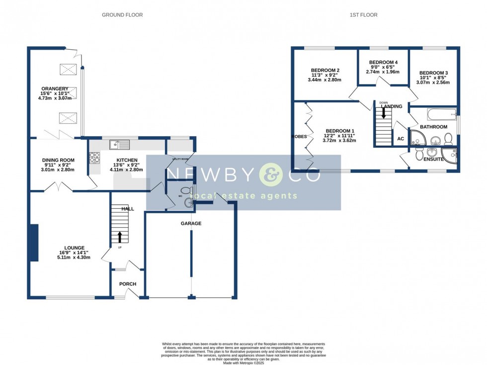 Floorplan for Seymour Way, Leicester Forest East, Leicester