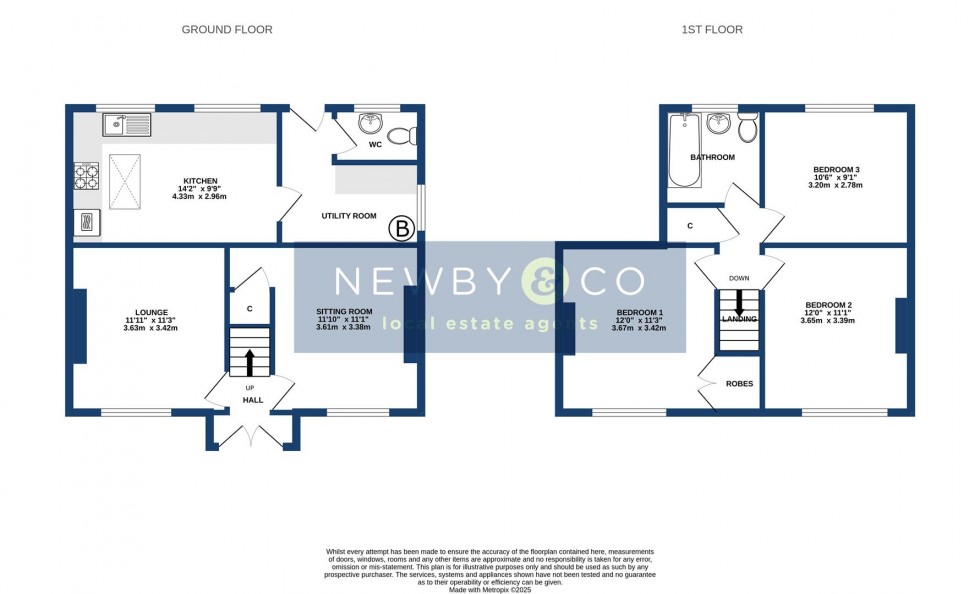 Floorplan for Stamford Street, Glenfield, Leicester