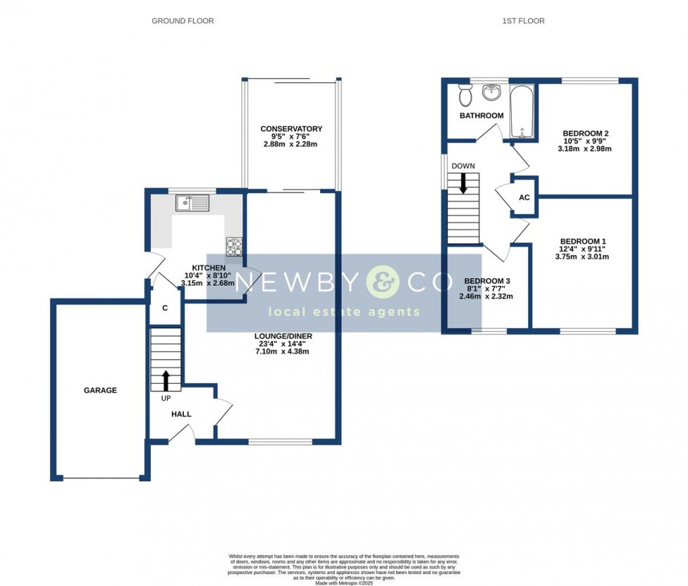 Floorplan for Blackthorn Road, Glenfield, Leicester