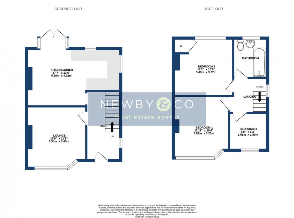 Floorplan for Braunstone Close, Leicester