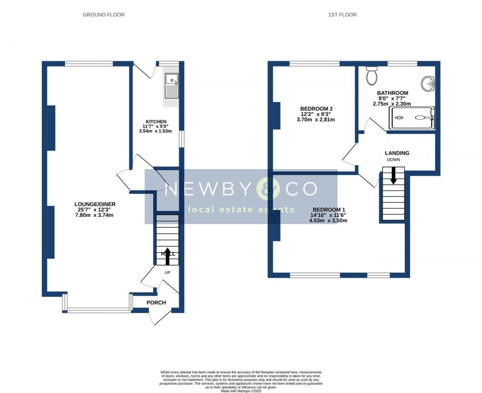Floorplan for Totland Road, Leicester
