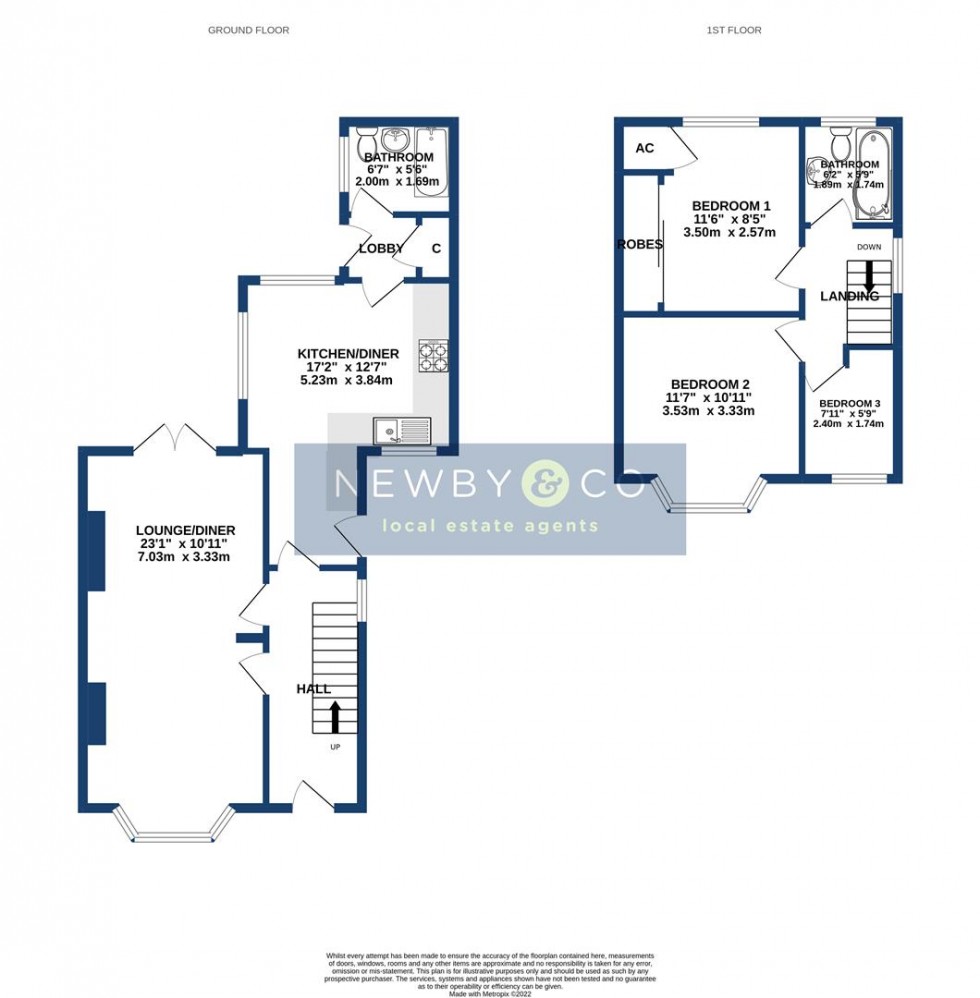 Floorplan for Liberty Road, Glenfield, Leicester