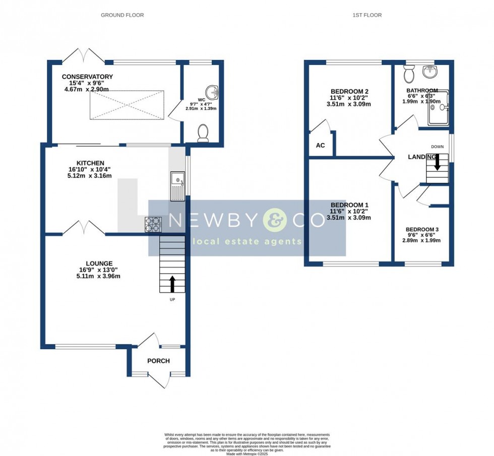 Floorplan for Elsham Close, Leicester