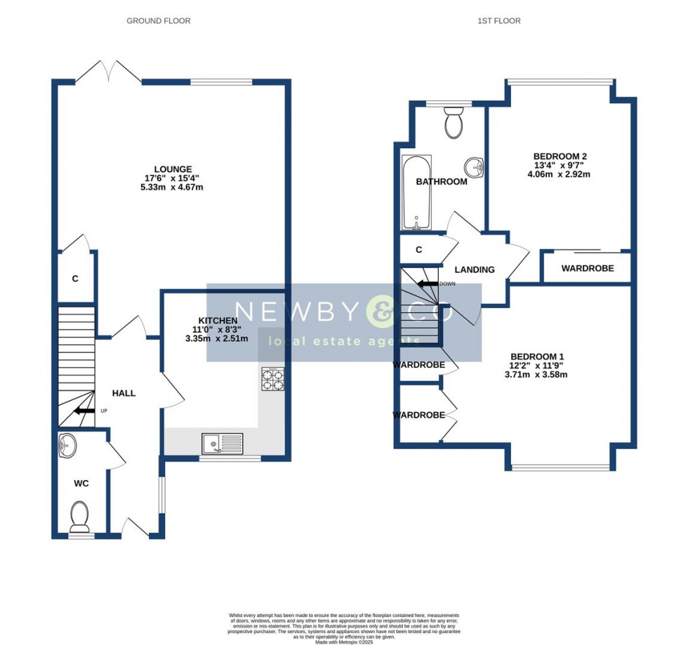 Floorplan for Dorset Avenue, Glenfield, Leicester