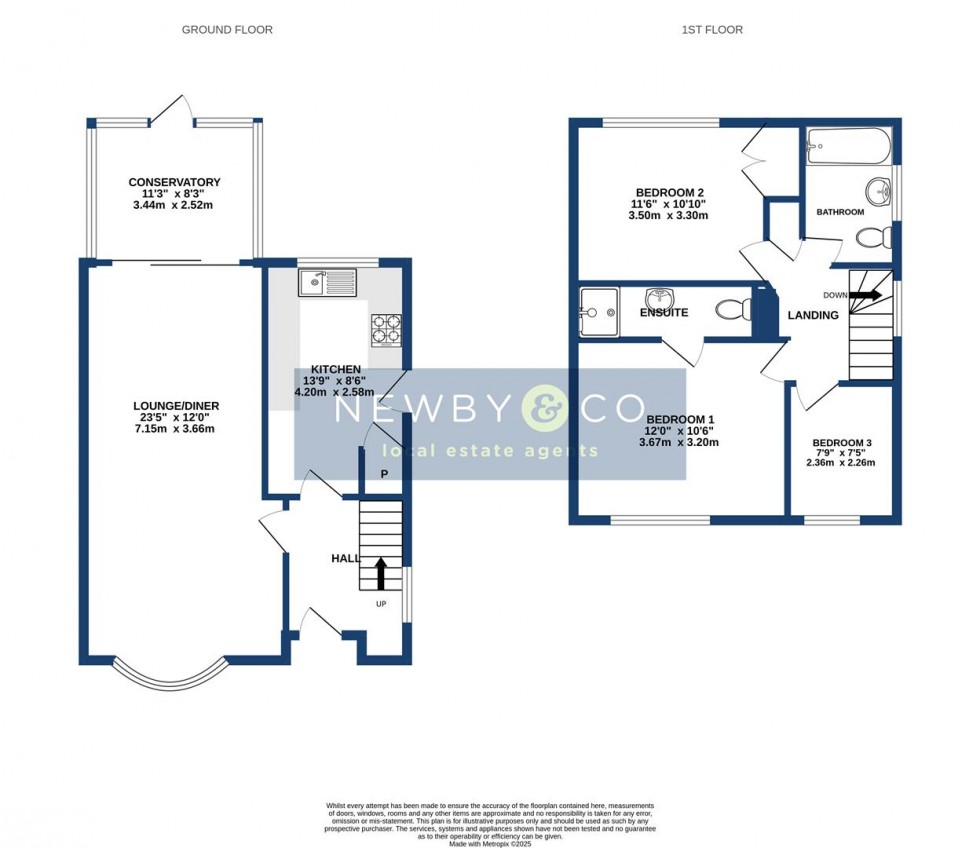 Floorplan for Liberty Road, Glenfield, Leicester