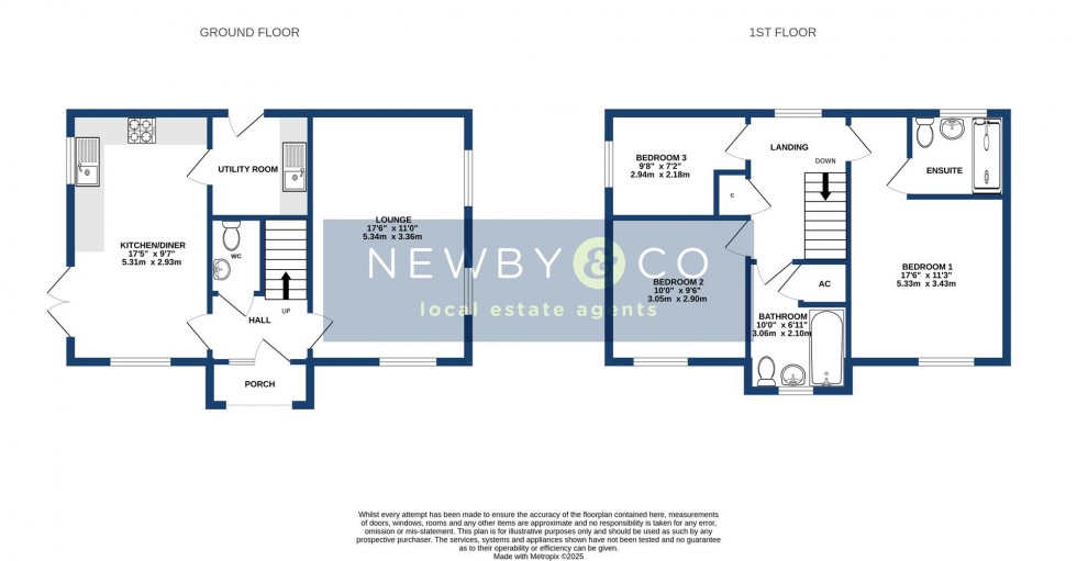 Floorplan for Shore Drive, Kirby Muxloe