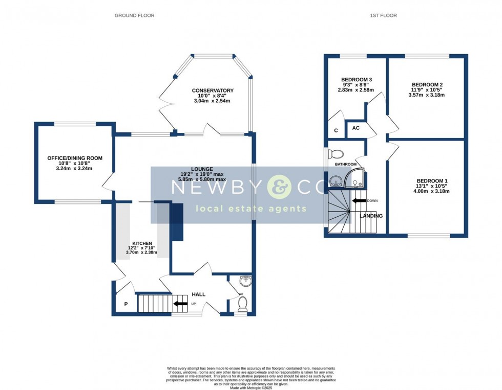 Floorplan for Tysoe Hill, Glenfield, Leicester