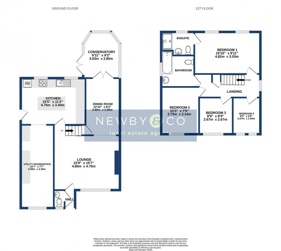 Floorplan for Laundon Close, Groby, Leicester