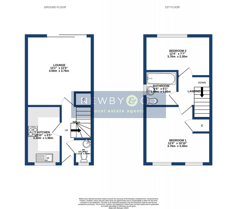 Floorplan for Belfry Drive, Braunstone Frith