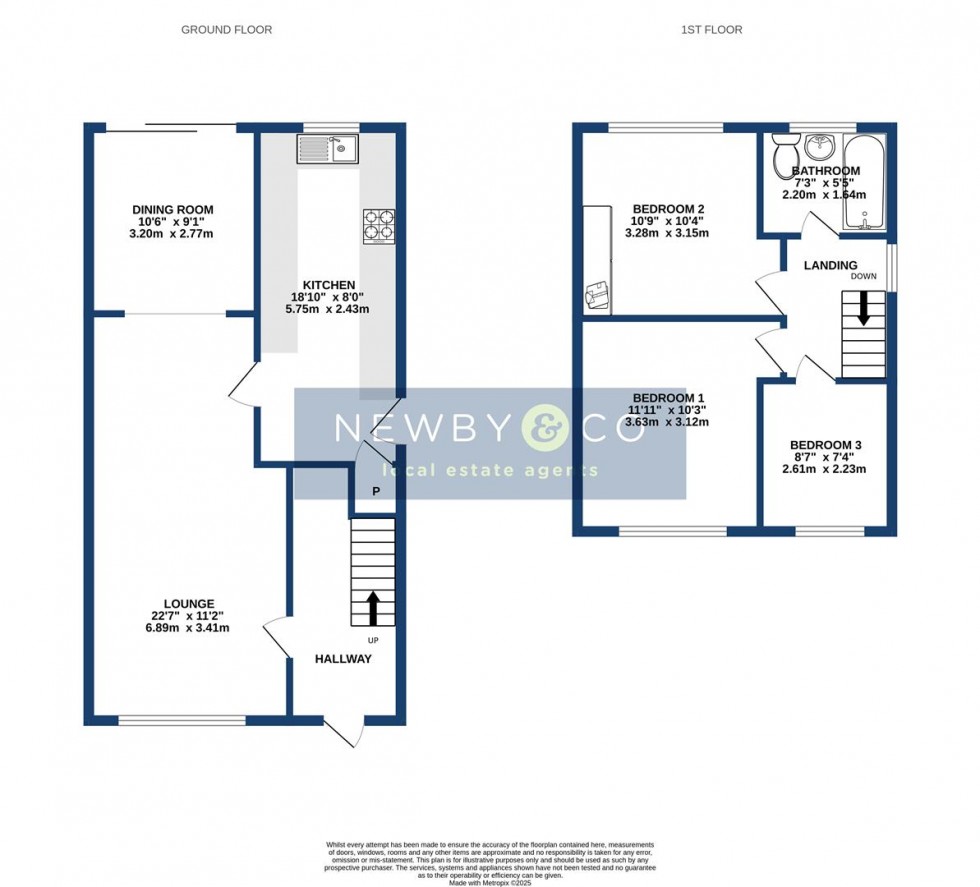 Floorplan for Valiant Close, Glenfield, Leicester