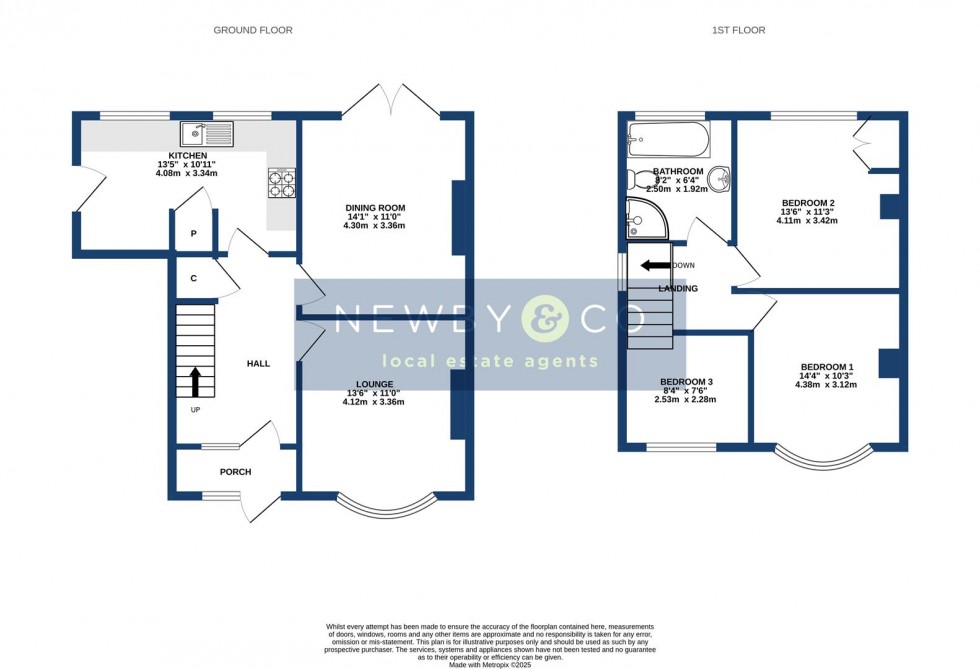 Floorplan for Wellesbourne Drive, Glenfield, Leicester
