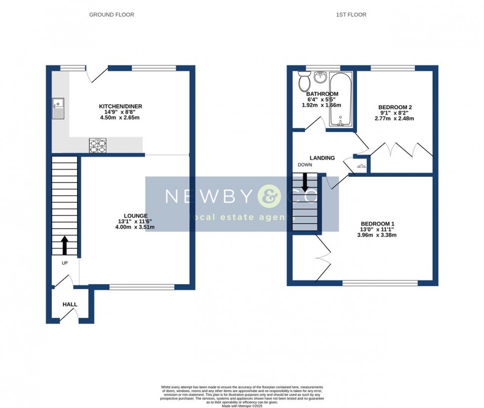 Floorplan for Cardinal Close, Ratby, Leics