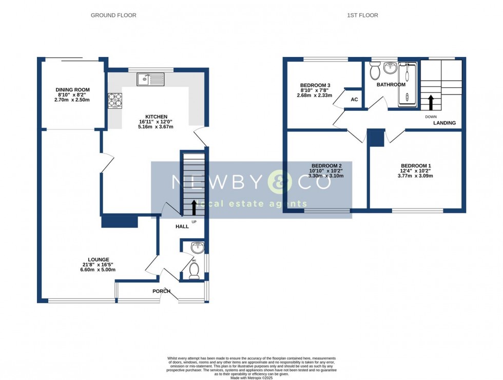 Floorplan for Salcombe Drive, Glenfield, Leics