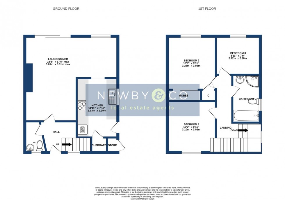 Floorplan for Loxley Road, Glenfield, Leicester