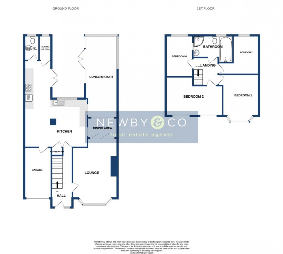 Floorplan for Ledwell Drive, Glenfield, Leicester