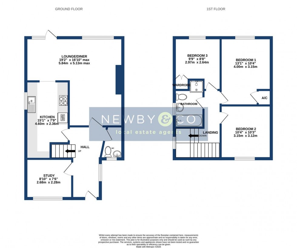 Floorplan for Clovelly Road, Glenfield, Leicester