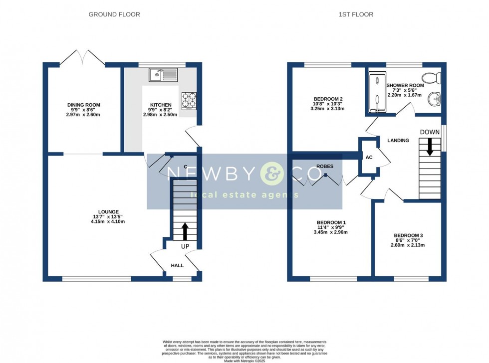 Floorplan for Oakmeadow, Glenfield, Leicester