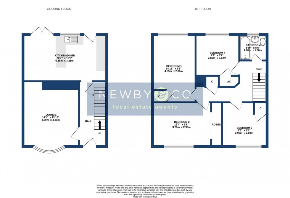 Floorplan for Overseal Road, Leicester