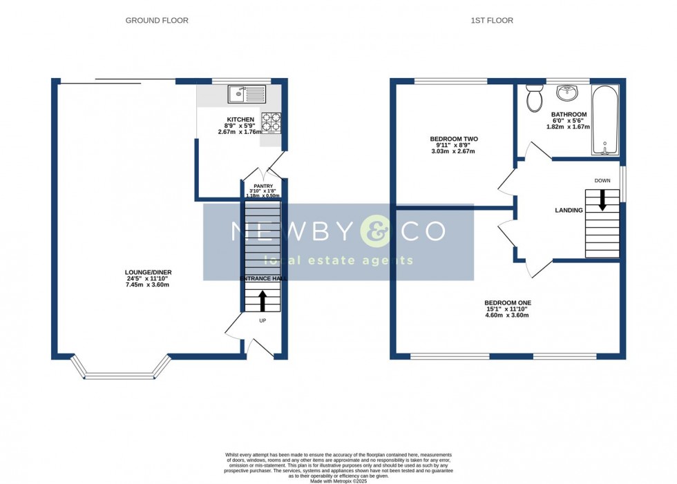 Floorplan for Ledwell Drive, Glenfield, Leicester