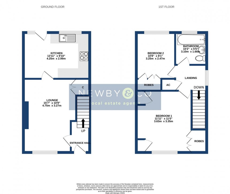 Floorplan for Hayfield Close, Glenfield, Leicester