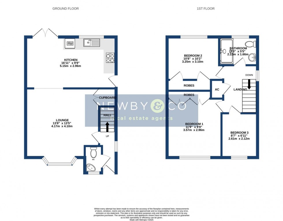 Floorplan for Poachers Close, Glenfield, Leicester