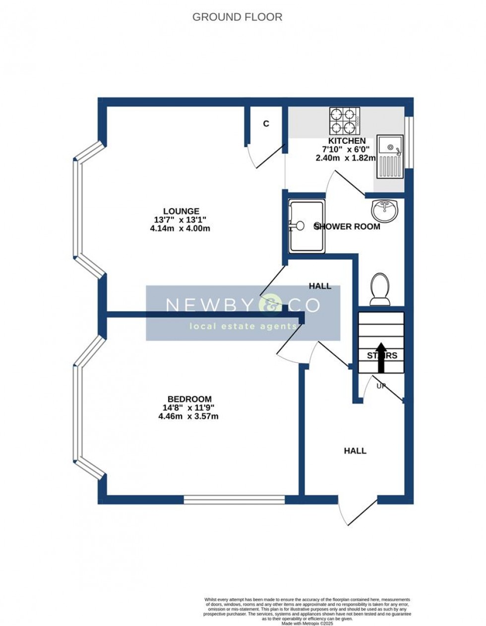 Floorplan for Liberty Road, Glenfield, Leicester