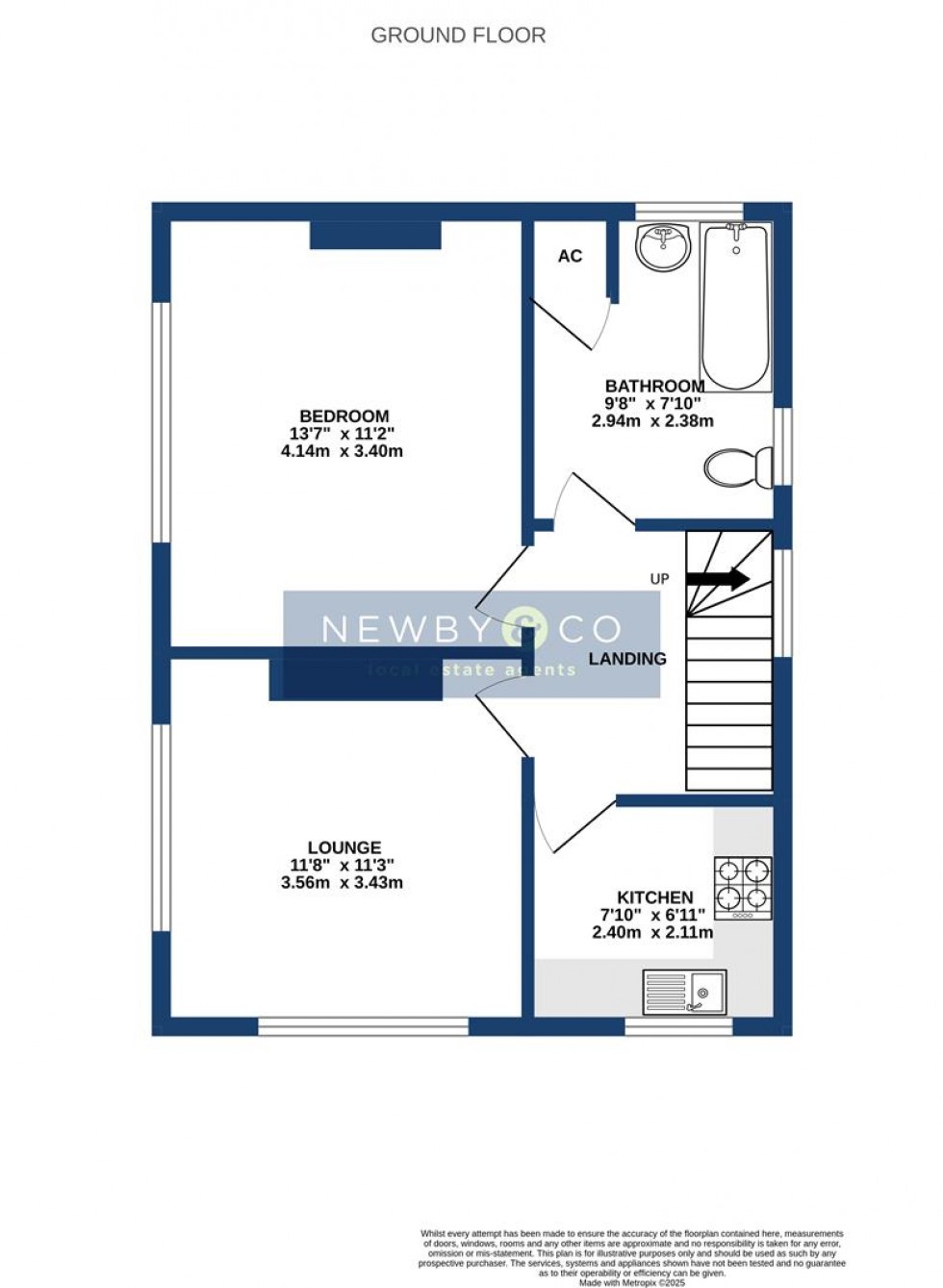 Floorplan for Liberty Road, Glenfield, Leicester