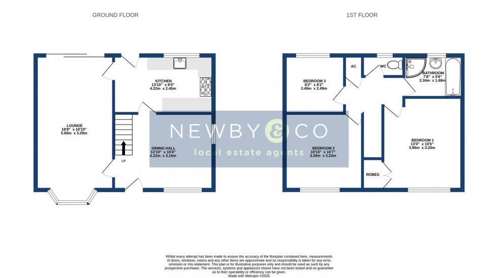 Floorplan for Parkfield Close, Ratby, Leicester