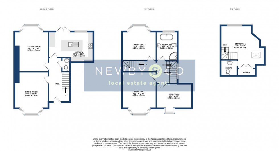 Floorplan for Lyncote Road, Rowley Fields Leicester
