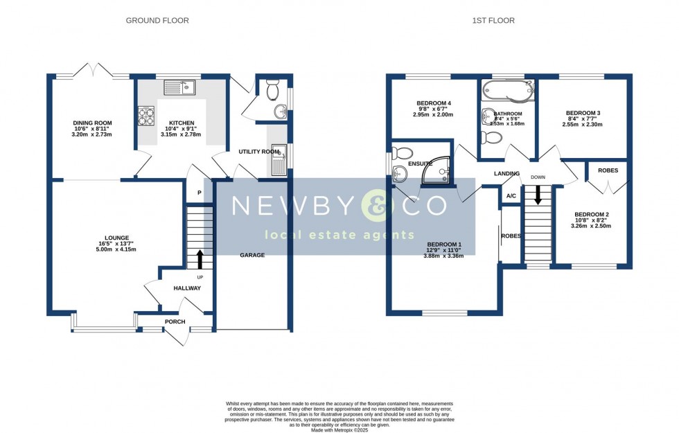 Floorplan for Wheatfield Close, Glenfield, Leicester