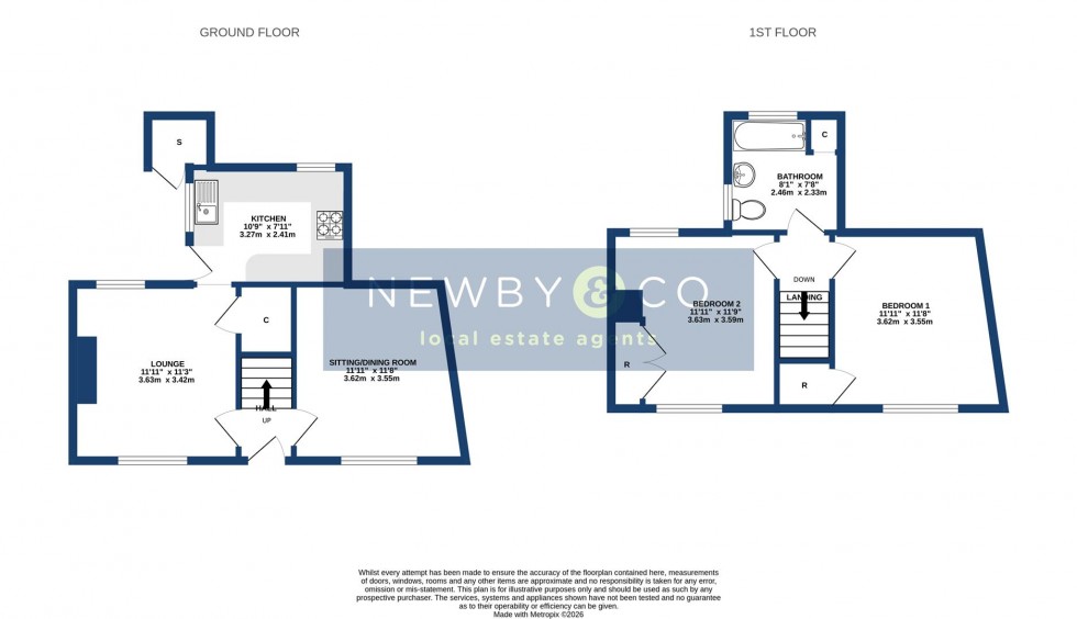 Floorplan for Ratcliffe Road, Thrussington, Leicester