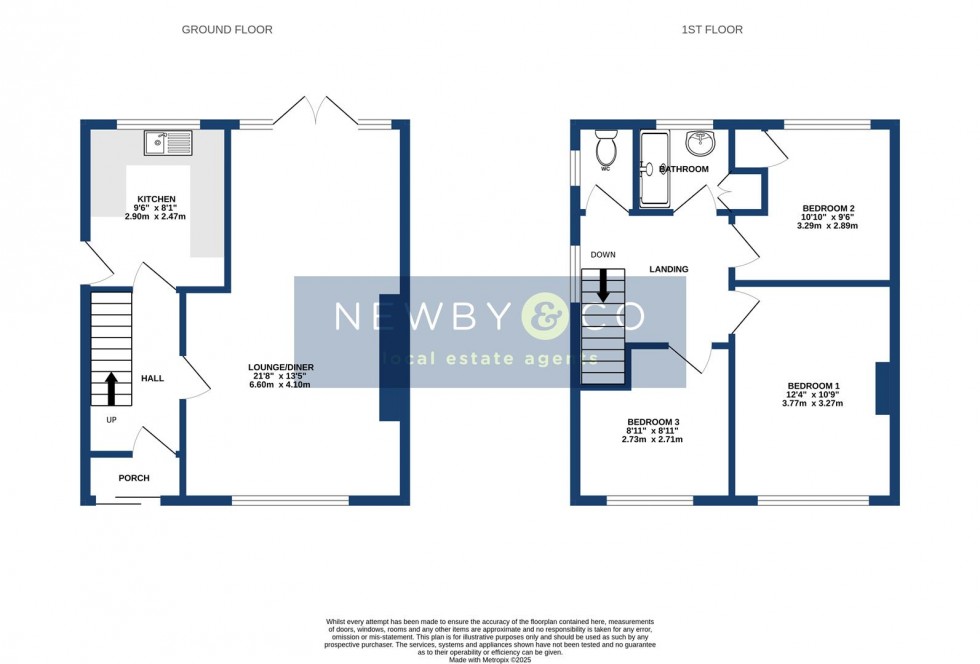 Floorplan for Treaty Road, Glenfield, Leicester