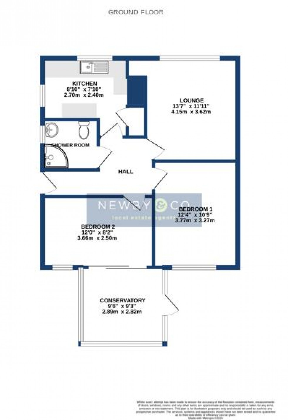 Floorplan for Gillbank Drive, Ratby, Leicester