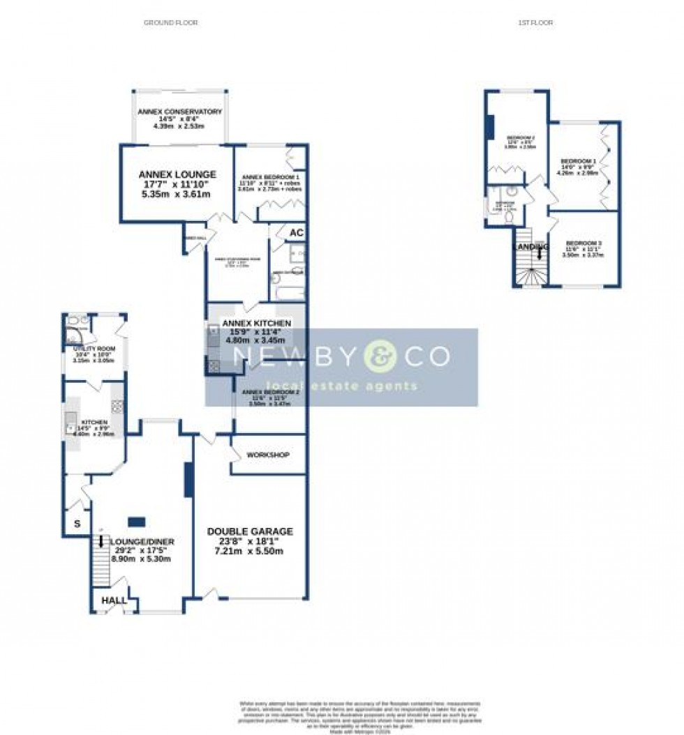 Floorplan for Ashby Road, Markfield
