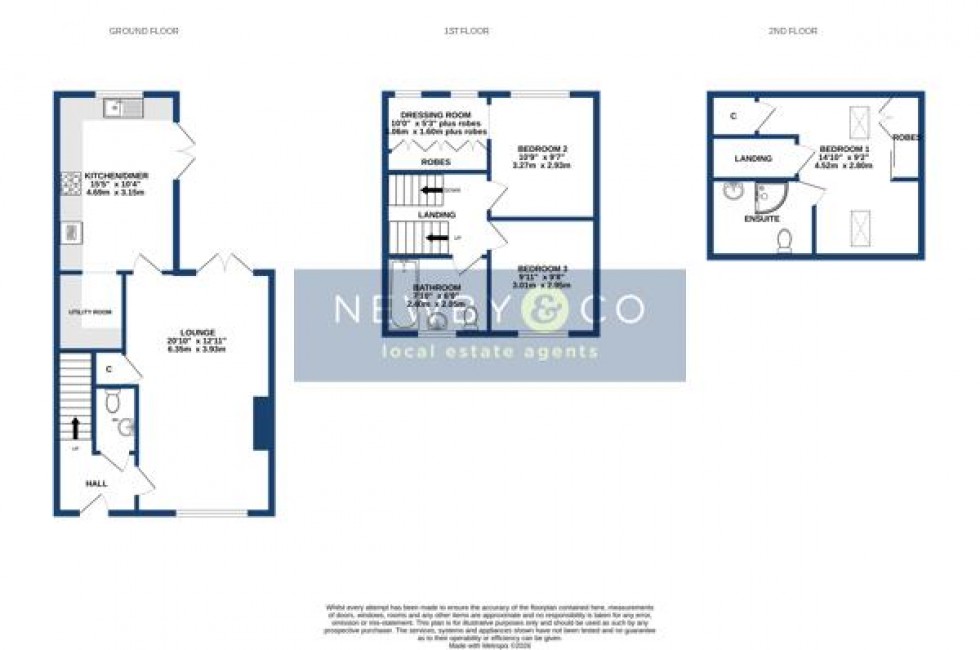 Floorplan for Old Vicarage Mews, Sileby, Loughborough