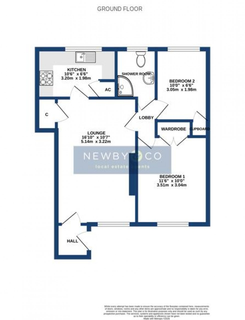 Floorplan for Faire Road, Glenfield, Leicester