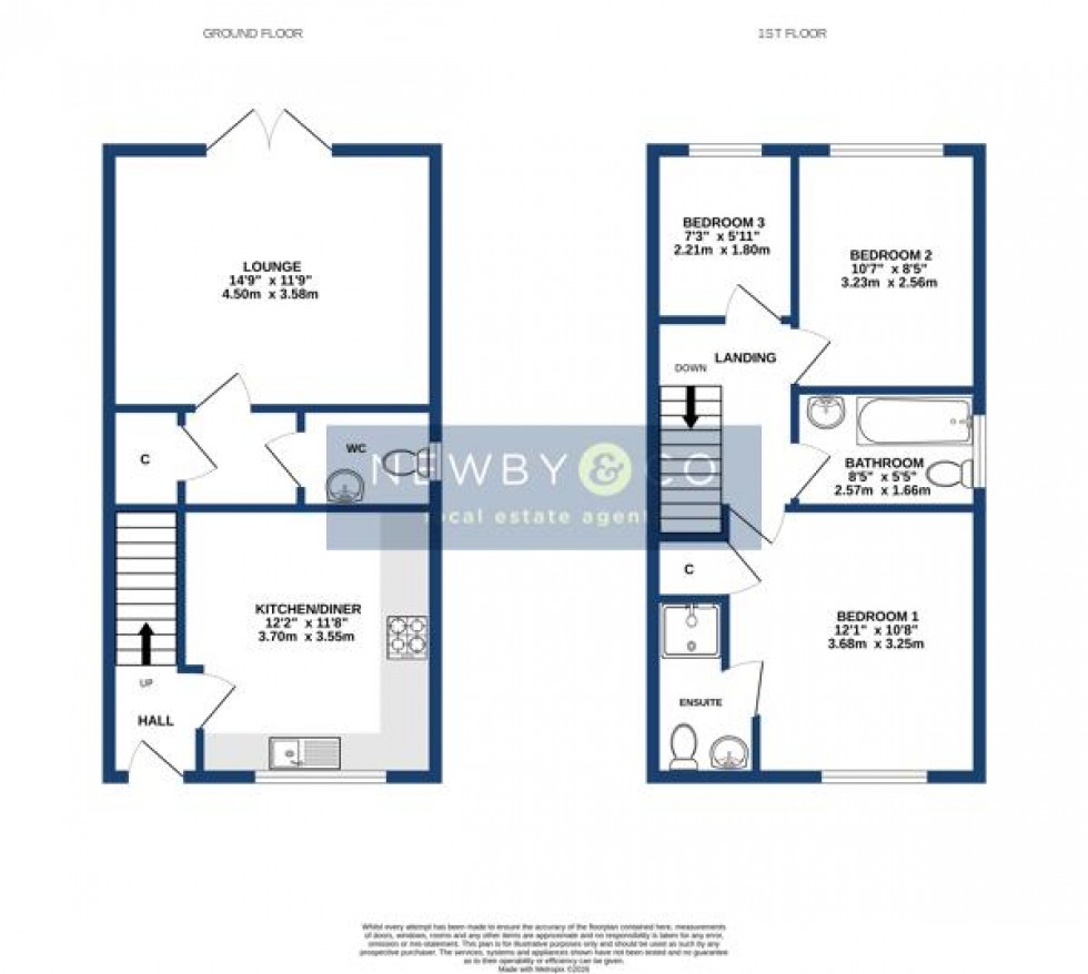 Floorplan for Storer Road, Anstey