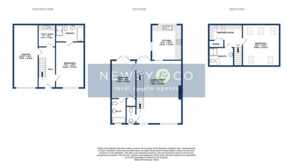 Floorplan for Warwick Close, Thornton