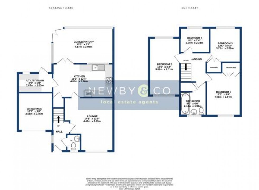 Floorplan for Cooper Lane, Ratby, Leicester