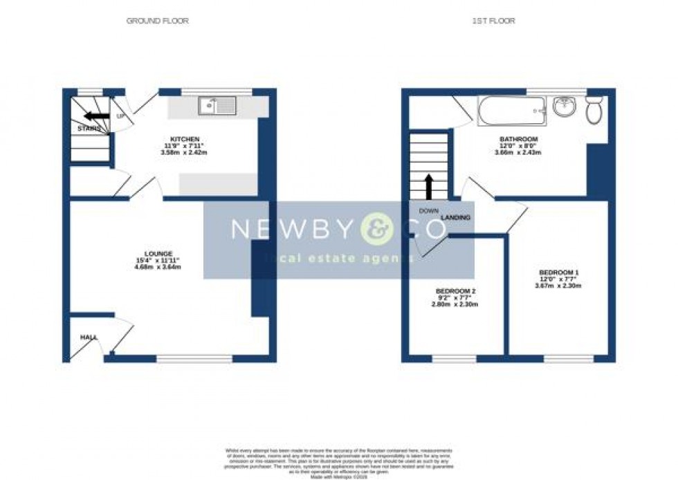 Floorplan for Main Street, Glenfield, Leicester