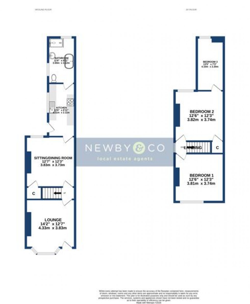 Floorplan for Park Road, Ratby, Leicester