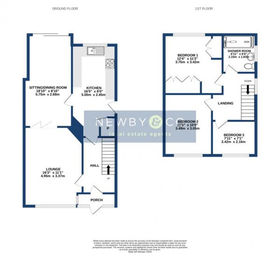 Floorplan for Stokes Drive, Leicester