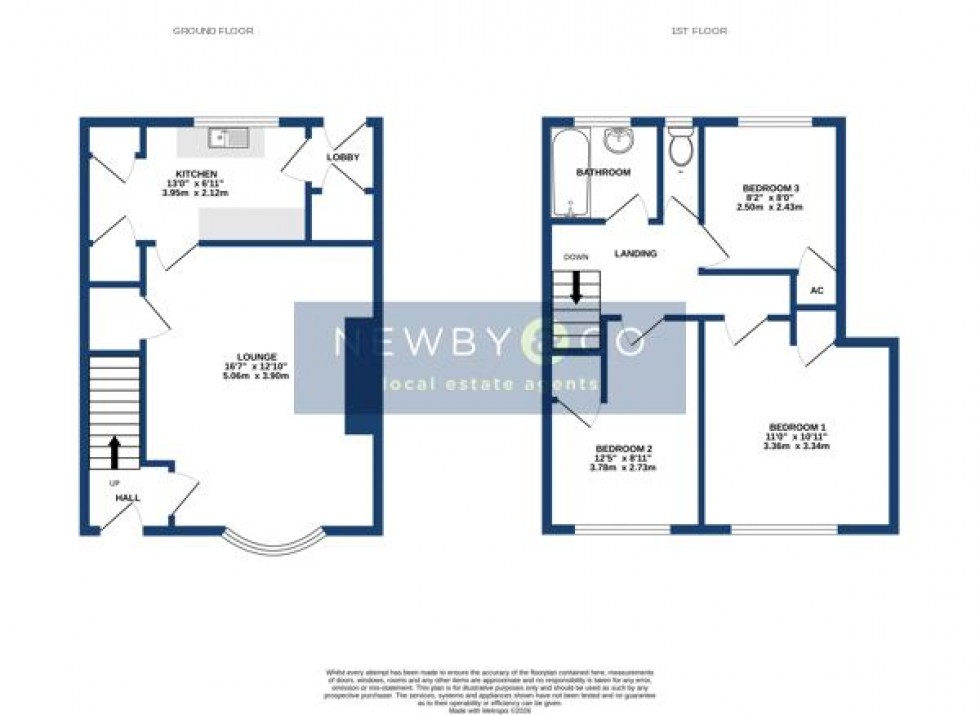 Floorplan for Cranstone Crescent, Glenfield, Leicester