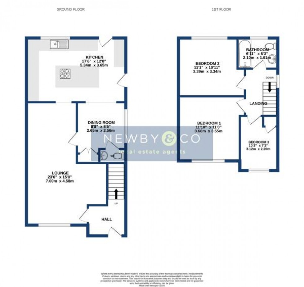 Floorplan for Heathbrook Drive, Ratby, Leicester